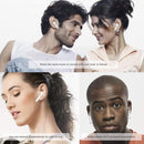 TEGAL - Wireless Bluetooth Earphones White Dual Headset White -