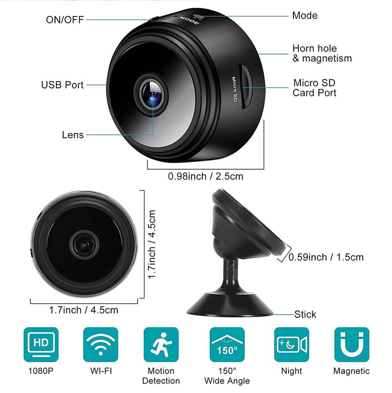 TEGAL - Wireless Home Security Spy Wifi Camera - x1